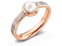 Boccia Titanium Titanový prsten s&nbsp;perlou 0137-02 50 mm