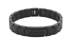 Tommy Hilfiger Černý pánský náramek z&nbsp;oceli Parker 2790667