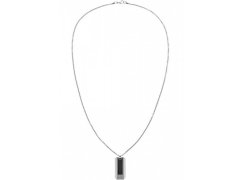 Tommy Hilfiger Elegantní ocelový náhrdelník s vojenskou známkou 2790354