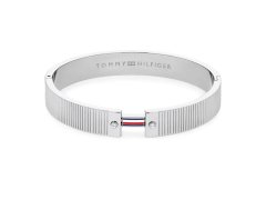 Tommy Hilfiger Elegantní pevný náramek s&nbsp;krystaly Stripes 2781045