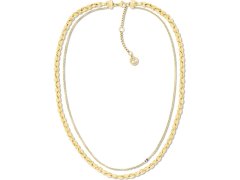 Tommy Hilfiger Dvojitý pozlacený náhrdelník pro ženy 2781081