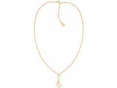 Tommy Hilfiger Elegantní pozlacený náhrdelník s přívěskem 2780484