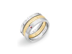 Tommy Hilfiger Fashion ocelový bicolor prsten 2781063 54 mm