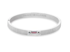 Tommy Hilfiger Fashion pevný náramek s&nbsp;krystaly Stripes 2781047