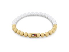 Tommy Hilfiger Korálkový náramek s umělou perlou Semi-Precious Beads 2780962