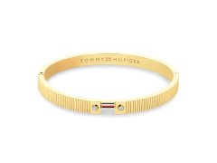 Tommy Hilfiger Luxusní pevný náramek s&nbsp;krystaly Stripes 2781048