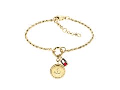 Tommy Hilfiger Luxusní pozlacený náramek Nautical Charms 2781030