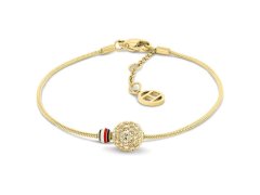 Tommy Hilfiger Luxusní pozlacený náramek s krystaly 2781077