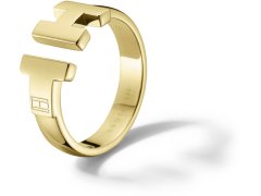 Tommy Hilfiger Luxusní zlatý prsten z oceli TH2700863 56 mm