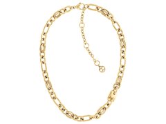 Tommy Hilfiger Masivní náhrdelník z pozlacené oceli Contrast Link Chain 2780784