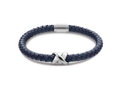 Tommy Hilfiger Moderní náramek z modré kůže Nautical Knot For Him 2790736