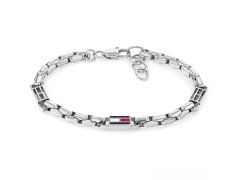 Tommy Hilfiger Moderní ocelový náramek 3D Flag Metal 2790674