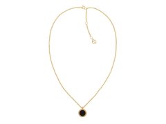 Tommy Hilfiger Moderní pozlacený náhrdelník s přívěskem Iconic Circle 2780656