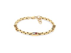 Tommy Hilfiger Moderní pozlacený náramek 3D Flag Metal 2790675