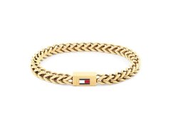 Tommy Hilfiger Moderní pozlacený náramek pro muže 2790648 19 cm