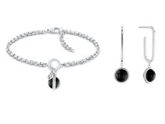 Tommy Hilfiger Módní set šperků s onyxem 2770171