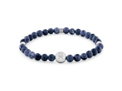 Tommy Hilfiger Modrý korálkový náramek ze sodalitu Beads 2790608