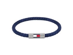Tommy Hilfiger Modrý nylonový proplétaný náramek Adjustable Barrel 2790740