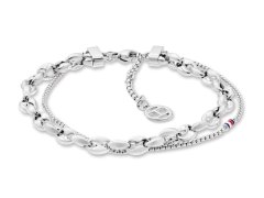 Tommy Hilfiger Ocelový dvojitý náramek pro ženy 2781082