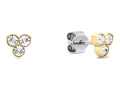 Tommy Hilfiger Pozlacené náušnice pecky s&nbsp;krystaly Essential 2781033