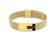 Tommy Hilfiger Pozlacený pánský náramek Nautical Mesh 2790706