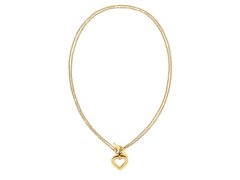 Tommy Hilfiger Půvabný dvojitý náhrdelník se srdcovým přívěskem Toggle Heart 2780968
