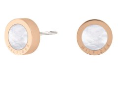 Tommy Hilfiger Romantické bronzové náušnice pecky Iconic Circle 2780663