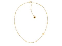 Tommy Hilfiger Slušivý pozlacený náhrdelník pro ženy Metallic Orb 2780817