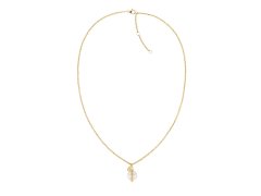 Tommy Hilfiger Stylový pozlacený náhrdelník s perlou 2780762