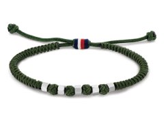 Tommy Hilfiger Zelený šňurkový náramek 2790680