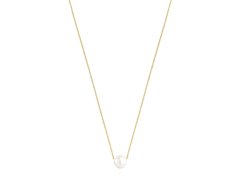 Tous Elegantní pozlacený náhrdelník s perlou Gloss 111232560