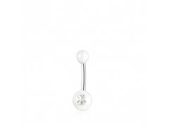 Tous Ocelový piercing do pupíku s perlou Pearl 111513550