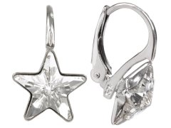 Levien Dívčí stříbrné náušnice Star Crystal