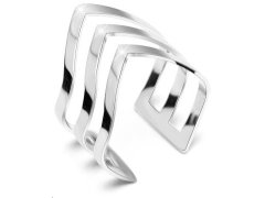 Troli Elegantní trojitý prsten z oceli
