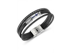 Troli Fashion kožený pánský náramek Leather