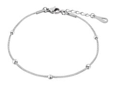 Troli Jemný ocelový řetízek na nohu s&nbsp;kuličkami Hádek