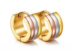 Troli Ocelové tricolor náušnice kroužky