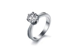 Troli Ocelový prsten s&nbsp;krystalem KRS-174 54 mm