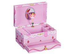 Troli Růžová dětská hrací šperkovnice Balerína