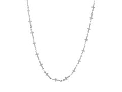 Troli Stylový ocelový náhrdelník s křížky