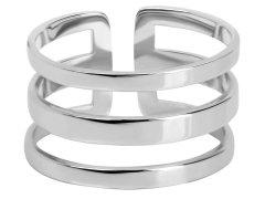 Troli Stylový trojitý prsten z oceli