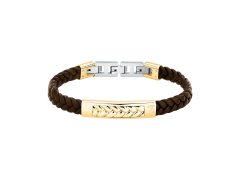 Trussardi Bicolor kožený náramek pro muže T-Leather TJAXZ20