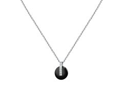 Trussardi Dámský ocelový náhrdelník s krystaly T-Round TJAYF04