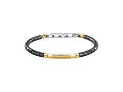 Trussardi Černý keramický náramek pro muže T-Ceramic TJAXE03