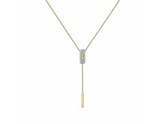 Trussardi Moderní pozlacený náhrdelník z&nbsp;oceli Concept TJAYY01