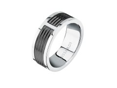 Trussardi Moderní ocelový prsten pro muže T-Steel TJAXV570 59 mm