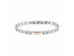 Trussardi Nadčasový bicolor náramek z oceli T-Steel TJAXV34