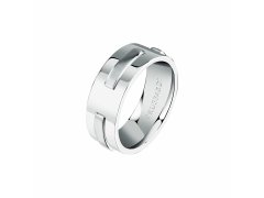 Trussardi Slušivý ocelový prsten pro muže T-Steel TJAXV420 63 mm