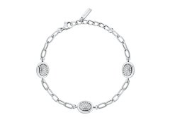 Trussardi Stylový dámský náramek s&nbsp;krystaly T-Concept TJAYY21