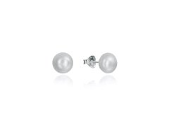 Viceroy Elegantní minimalistické náušnice s perlou Clasica 5090E000-67 0,7 cm